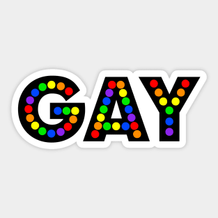 GAY PRIDE! Sticker